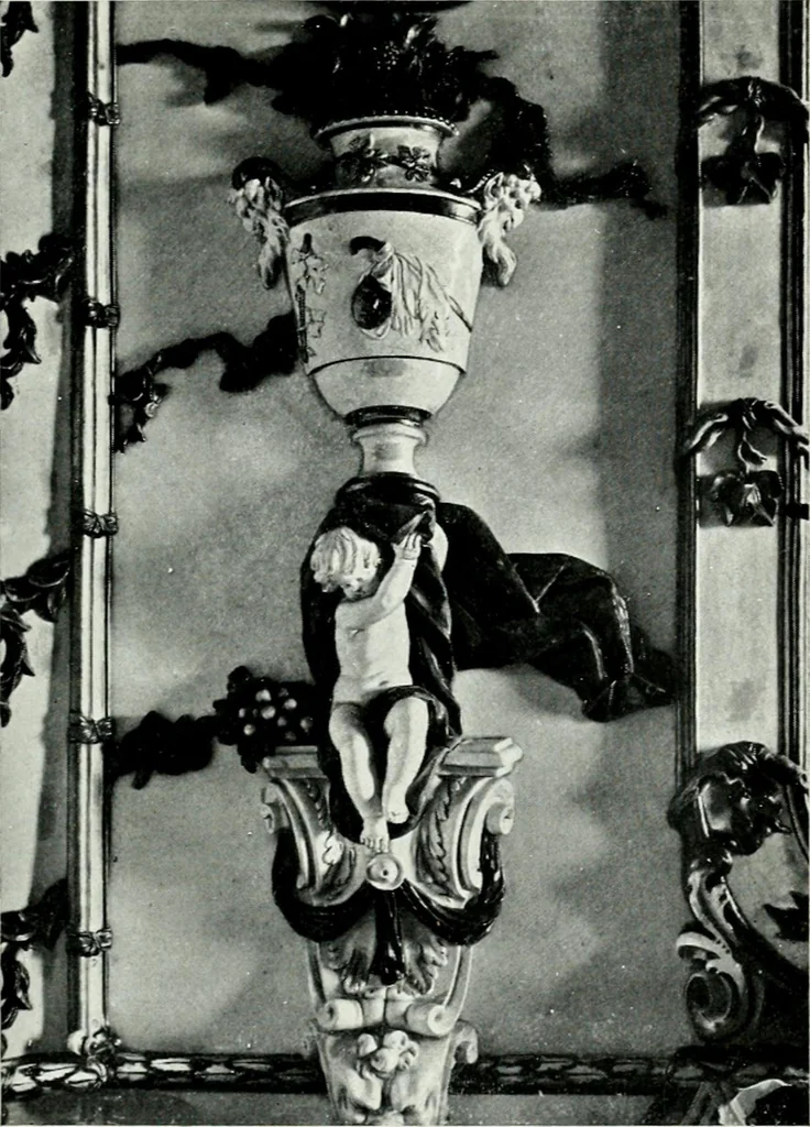An illustration from The Royal Palace, Madrid, 1900, leaf 56