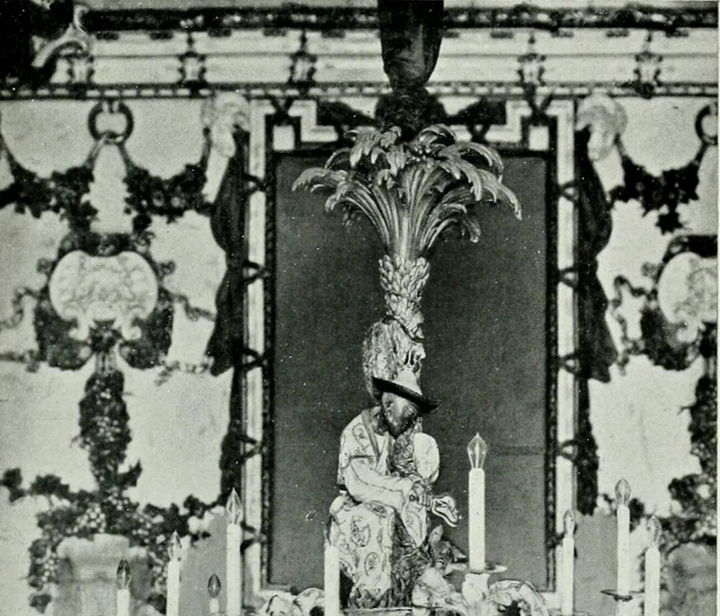 An illustration from The Royal Palace, Madrid, 1900, leaf 58