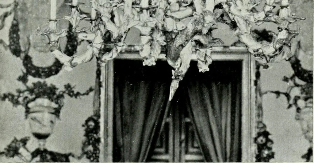 An illustration from The Royal Palace, Madrid, 1900, leaf 58