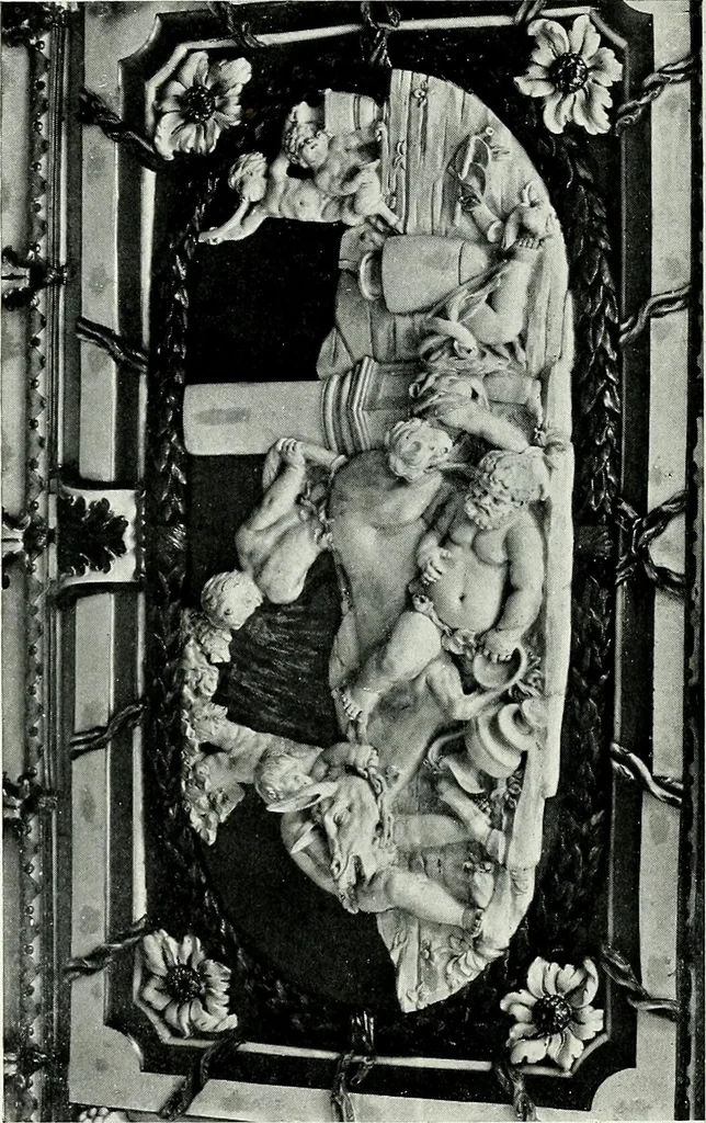 An illustration from The Royal Palace, Madrid, 1900, leaf 59