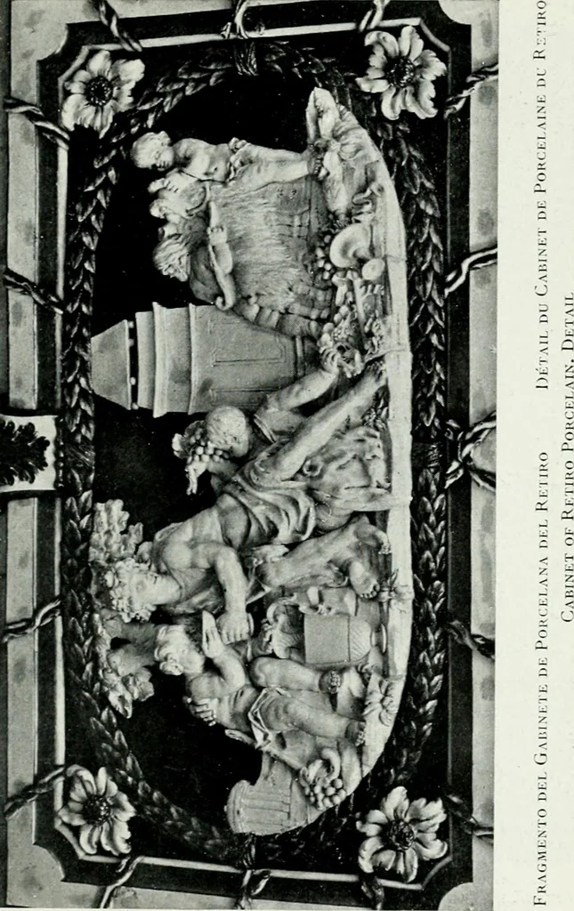 An illustration from The Royal Palace, Madrid, 1900, leaf 60
