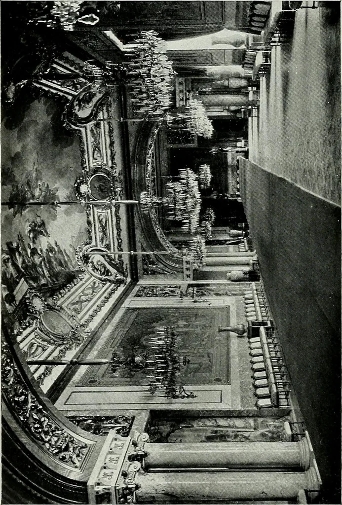 An illustration from The Royal Palace, Madrid, 1900, leaf 61