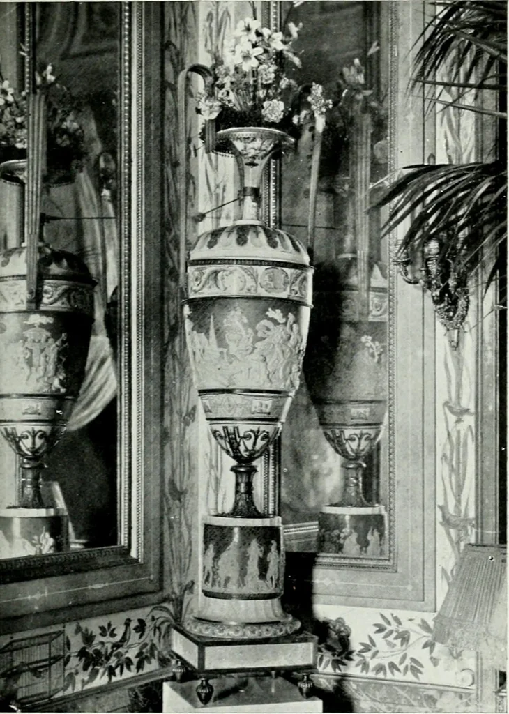 An illustration from The Royal Palace, Madrid, 1900, leaf 64