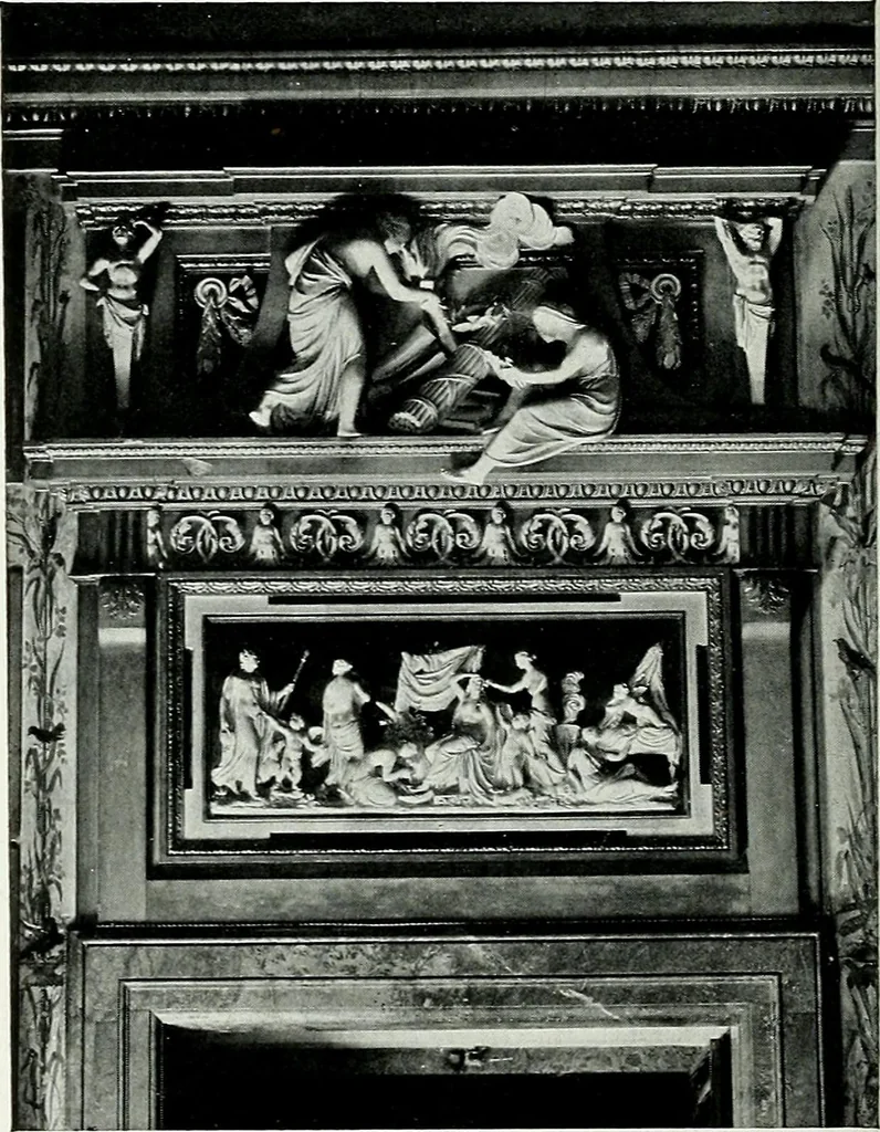 An illustration from The Royal Palace, Madrid, 1900, leaf 65