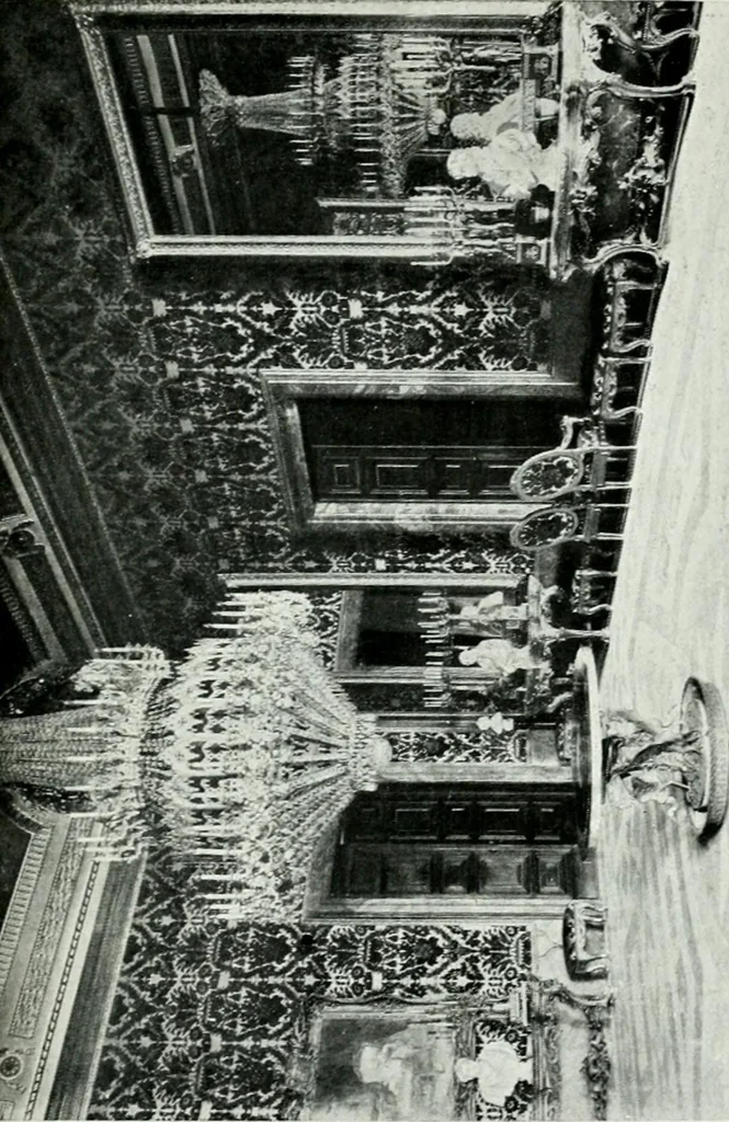 An illustration from The Royal Palace, Madrid, 1900, leaf 66