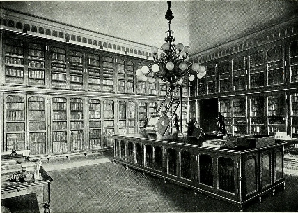 An illustration from The Royal Palace, Madrid, 1900, leaf 67