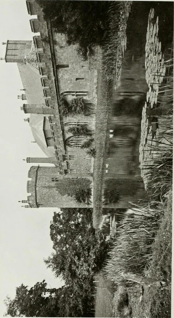 An illustration from The royal palaces, historic castles and stately homes of Great Britain;, 1913, leaf 101
