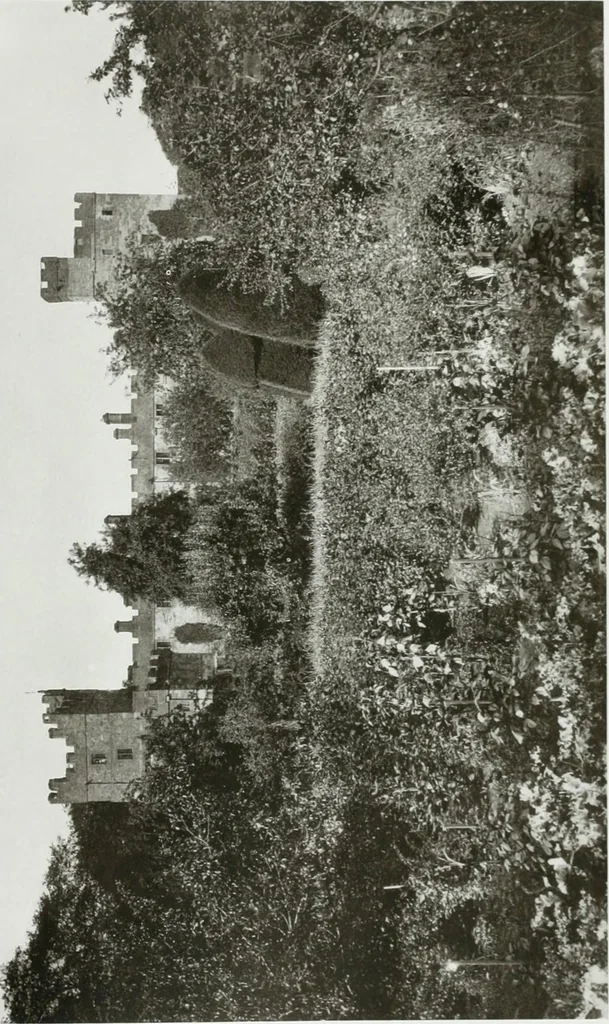 An illustration from The royal palaces, historic castles and stately homes of Great Britain;, 1913, leaf 102