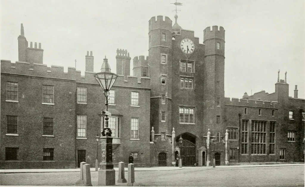 An illustration from The royal palaces, historic castles and stately homes of Great Britain;, 1913, leaf 109