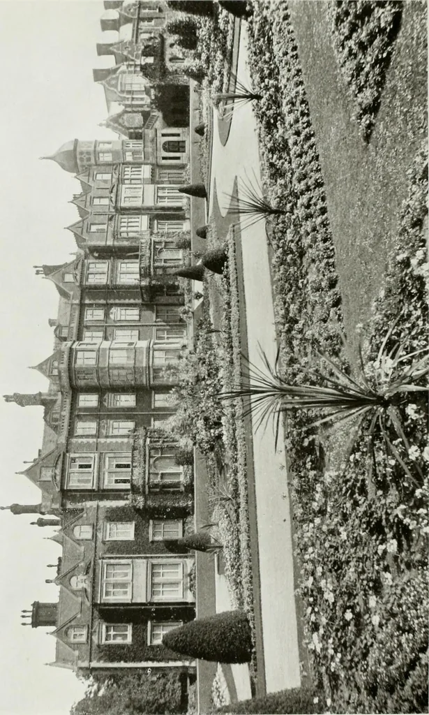 An illustration from The royal palaces, historic castles and stately homes of Great Britain;, 1913, leaf 111