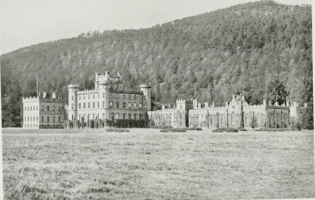 An illustration from The royal palaces, historic castles and stately homes of Great Britain;, 1913, leaf 116