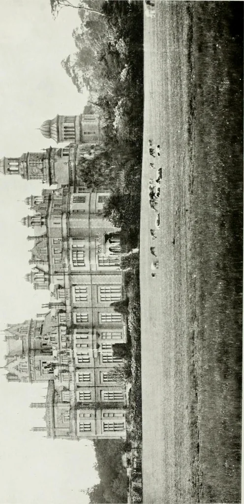 An illustration from The royal palaces, historic castles and stately homes of Great Britain;, 1913, leaf 117