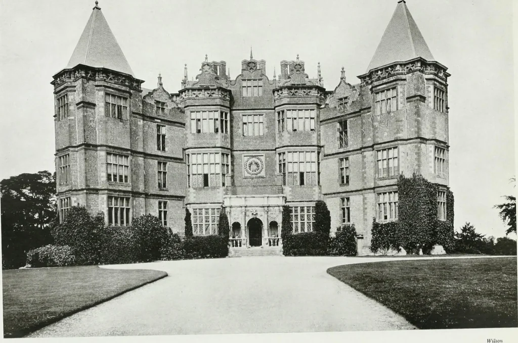 An illustration from The royal palaces, historic castles and stately homes of Great Britain;, 1913, leaf 124