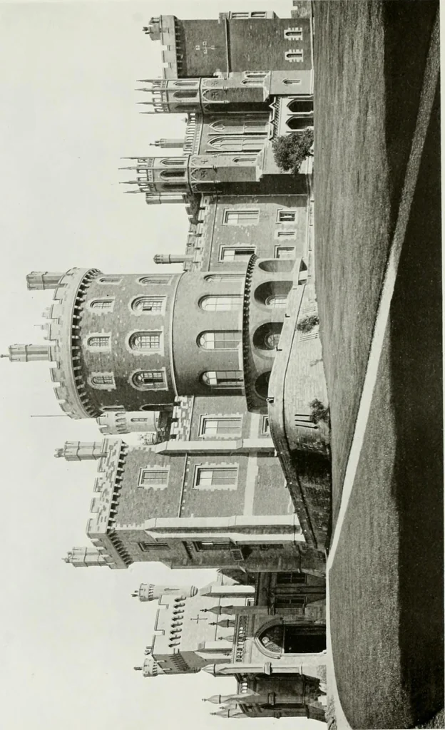 An illustration from The royal palaces, historic castles and stately homes of Great Britain;, 1913, leaf 43