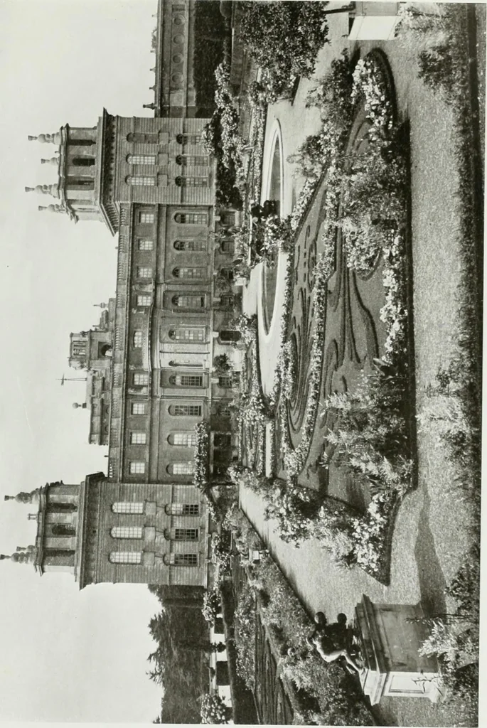 An illustration from The royal palaces, historic castles and stately homes of Great Britain;, 1913, leaf 46