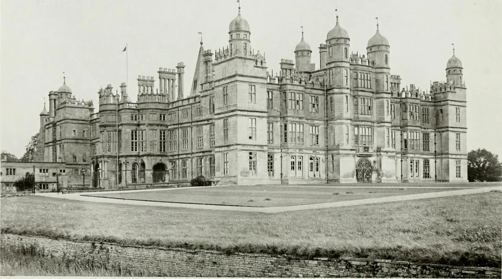 An illustration from The royal palaces, historic castles and stately homes of Great Britain;, 1913, leaf 53