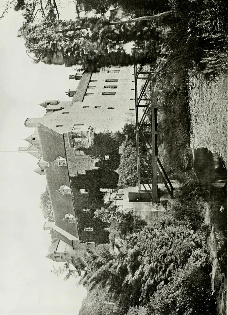 An illustration from The royal palaces, historic castles and stately homes of Great Britain;, 1913, leaf 57