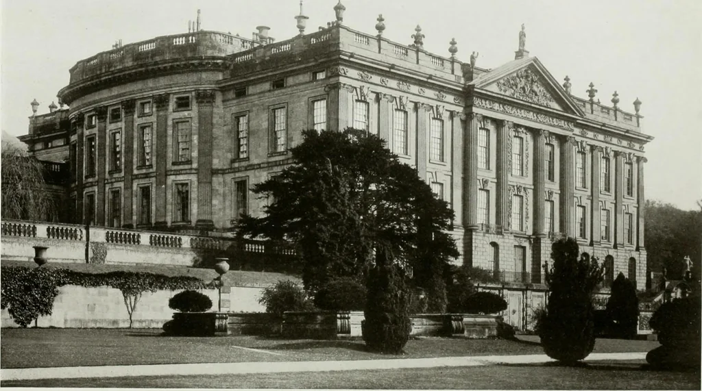 An illustration from The royal palaces, historic castles and stately homes of Great Britain;, 1913, leaf 59