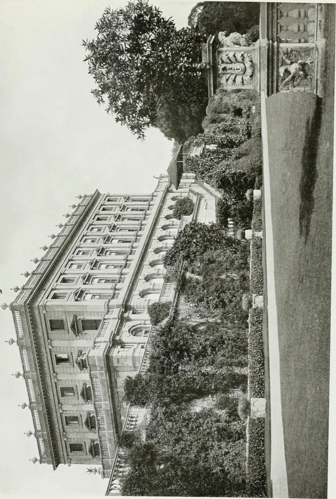 An illustration from The royal palaces, historic castles and stately homes of Great Britain;, 1913, leaf 62
