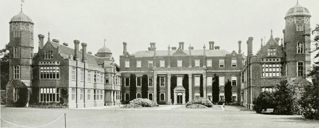 An illustration from The royal palaces, historic castles and stately homes of Great Britain;, 1913, leaf 64