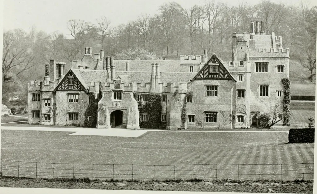 An illustration from The royal palaces, historic castles and stately homes of Great Britain;, 1913, leaf 65