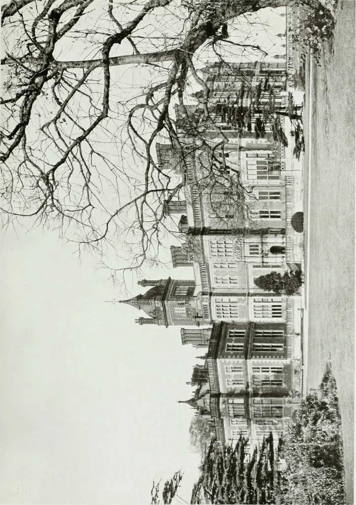 An illustration from The royal palaces, historic castles and stately homes of Great Britain;, 1913, leaf 66