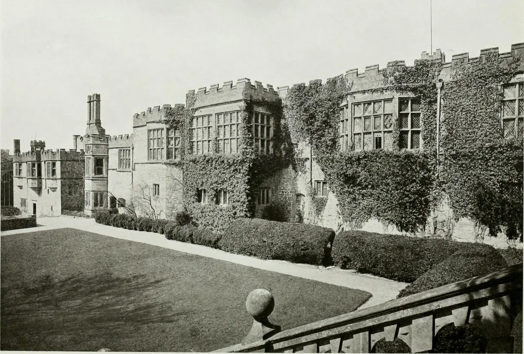An illustration from The royal palaces, historic castles and stately homes of Great Britain;, 1913, leaf 79