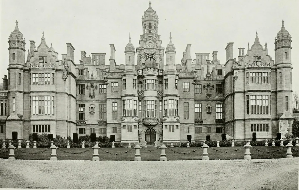 An illustration from The royal palaces, historic castles and stately homes of Great Britain;, 1913, leaf 83