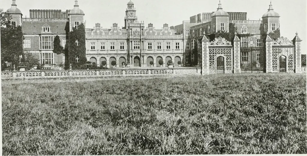 An illustration from The royal palaces, historic castles and stately homes of Great Britain;, 1913, leaf 84