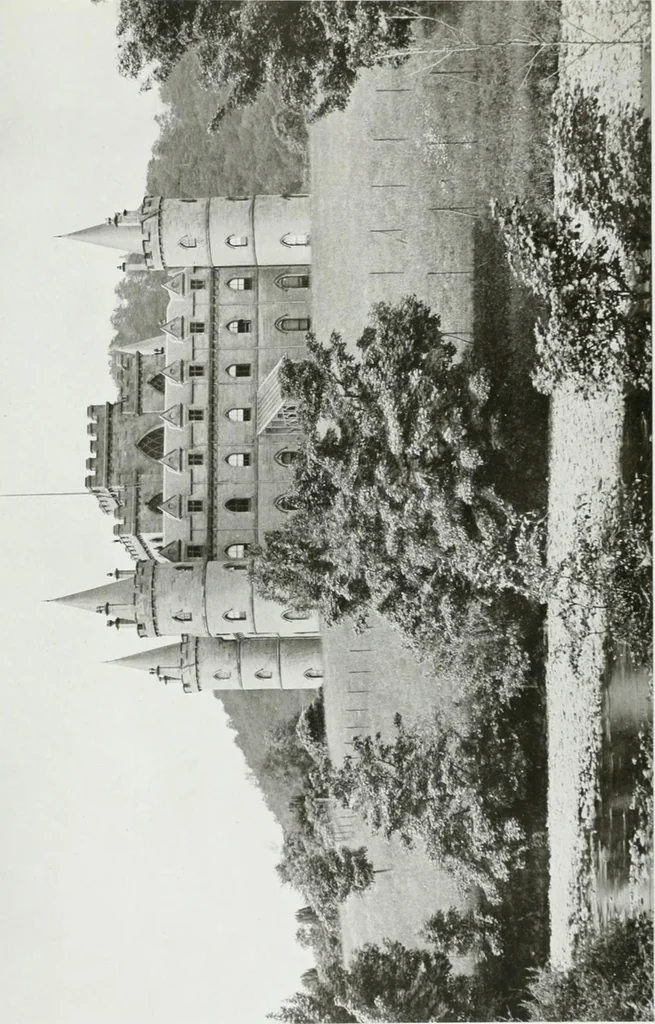 An illustration from The royal palaces, historic castles and stately homes of Great Britain;, 1913, leaf 88