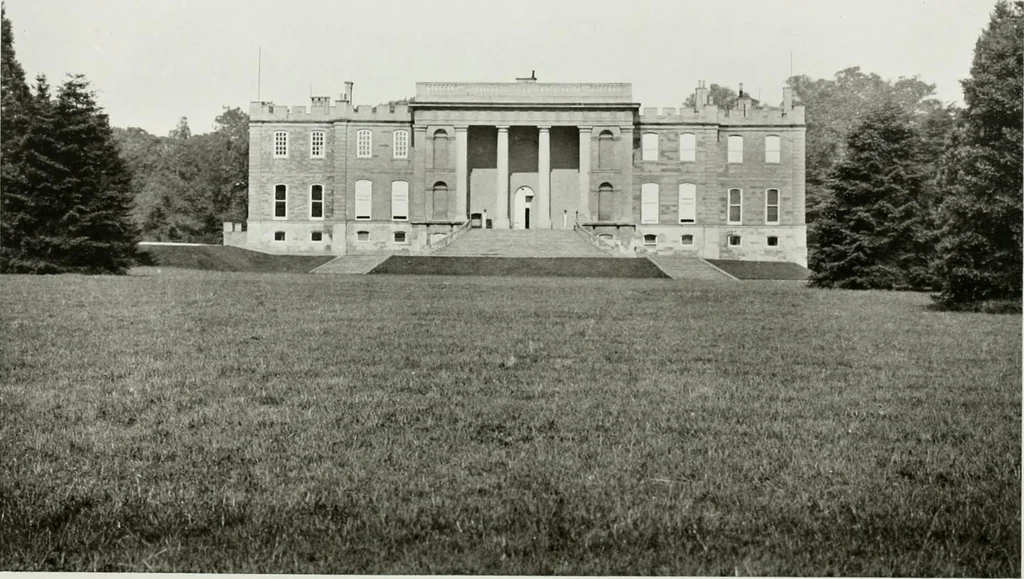 An illustration from The royal palaces, historic castles and stately homes of Great Britain;, 1913, leaf 91