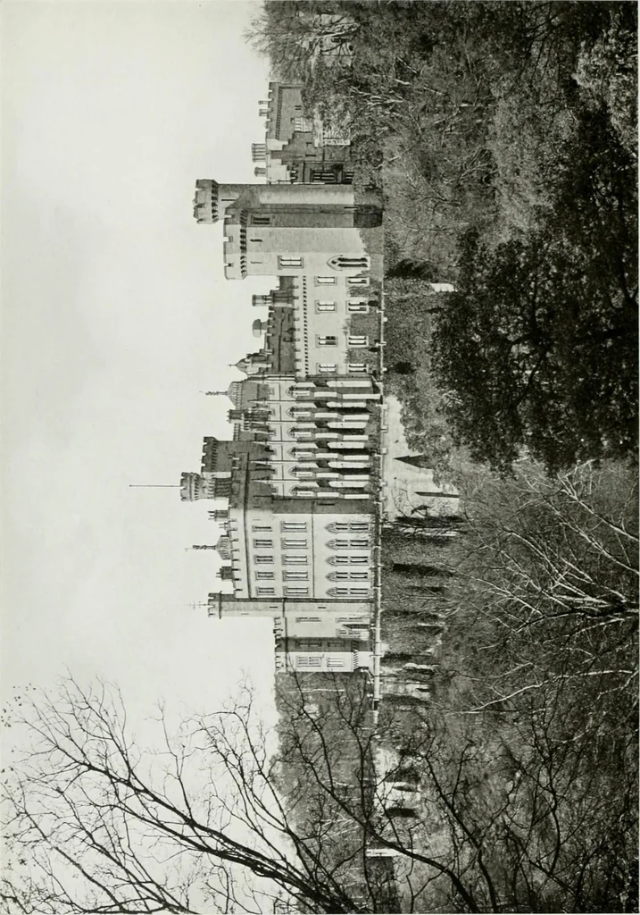 An illustration from The royal palaces, historic castles and stately homes of Great Britain;, 1913, leaf 95