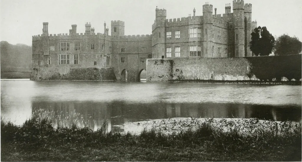 An illustration from The royal palaces, historic castles and stately homes of Great Britain;, 1913, leaf 96