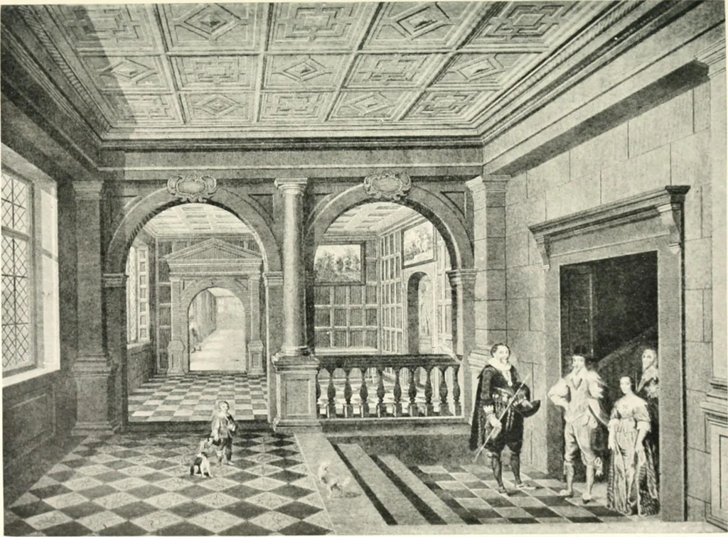 An illustration from Royal palaces of England;, 1911, leaf 132