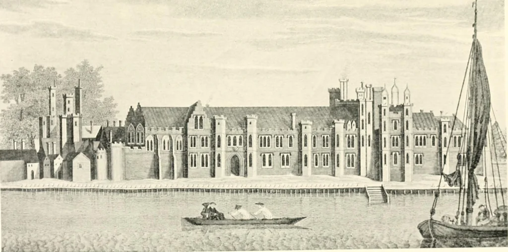 An illustration from Royal palaces of England;, 1911, leaf 274