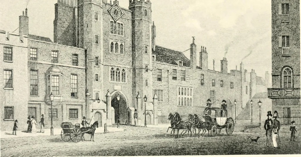 An illustration from Royal palaces of England;, 1911, leaf 310