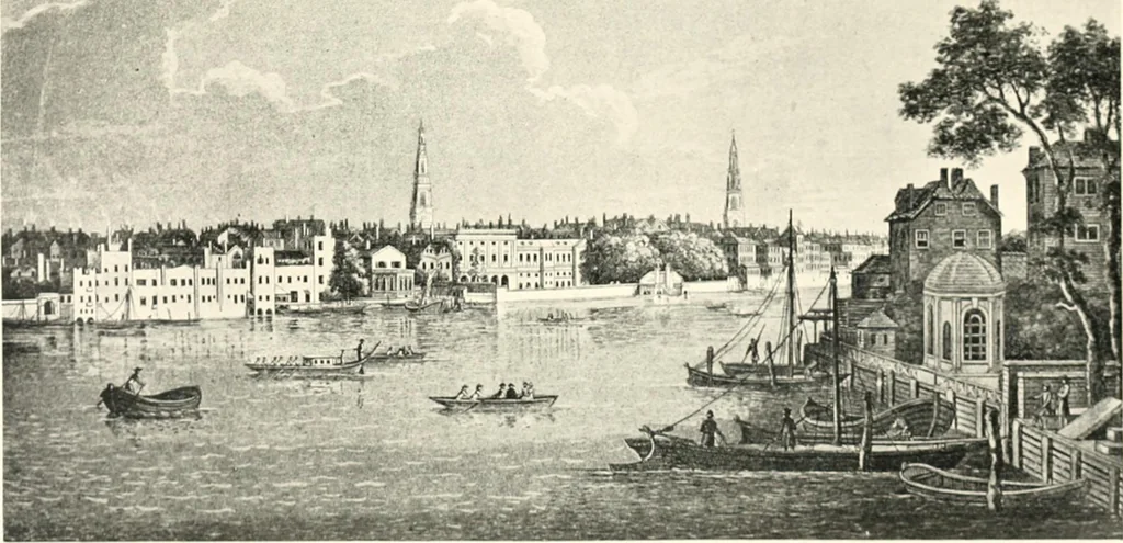 An illustration from Royal palaces of England;, 1911, leaf 326
