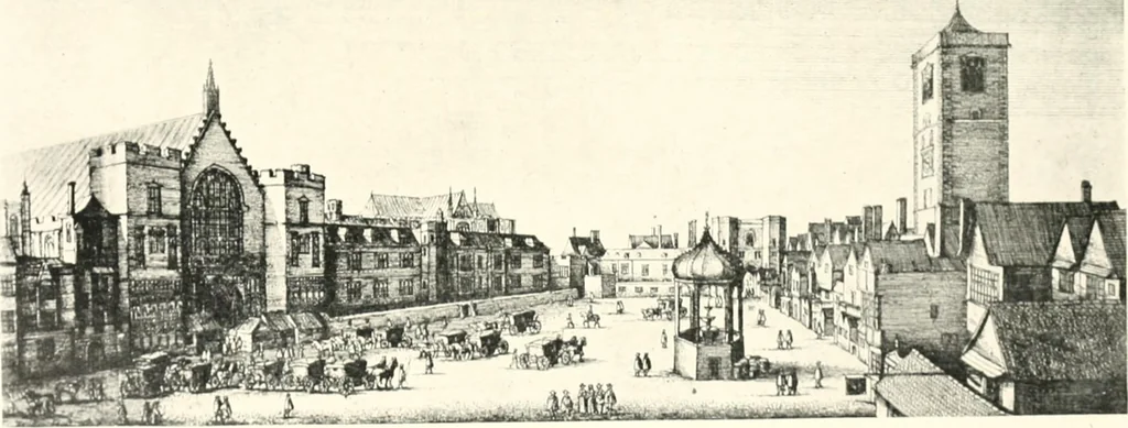 An illustration from Royal palaces of England;, 1911, leaf 74