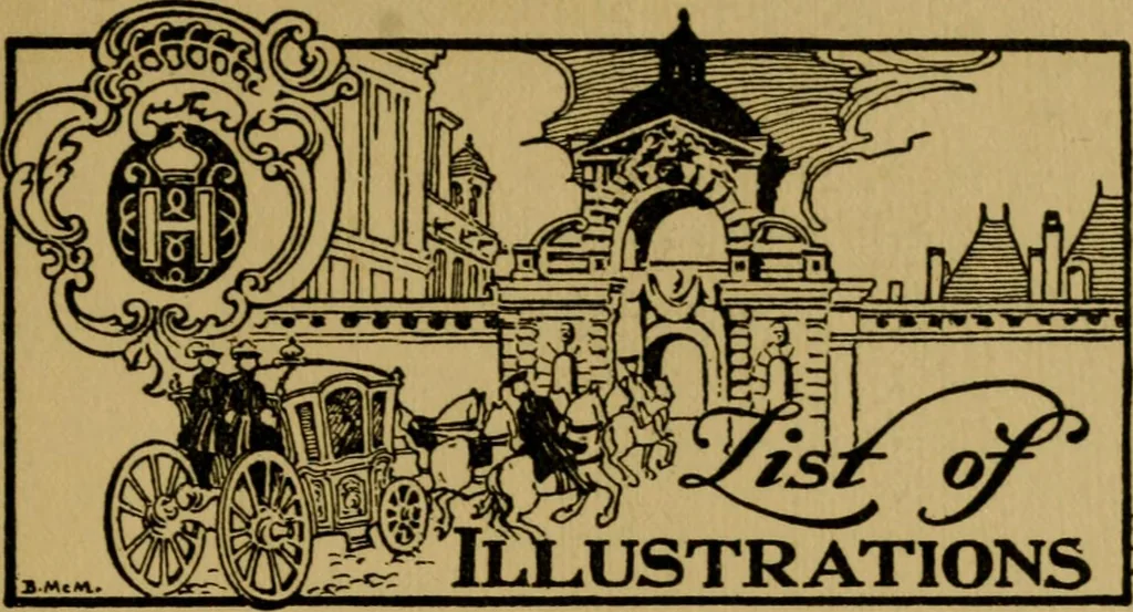 An illustration from Royal palaces and parks of France, 1910, leaf 20