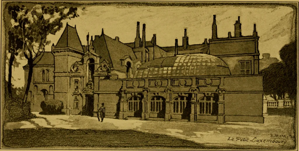 An illustration from Royal palaces and parks of France, 1910, leaf 210