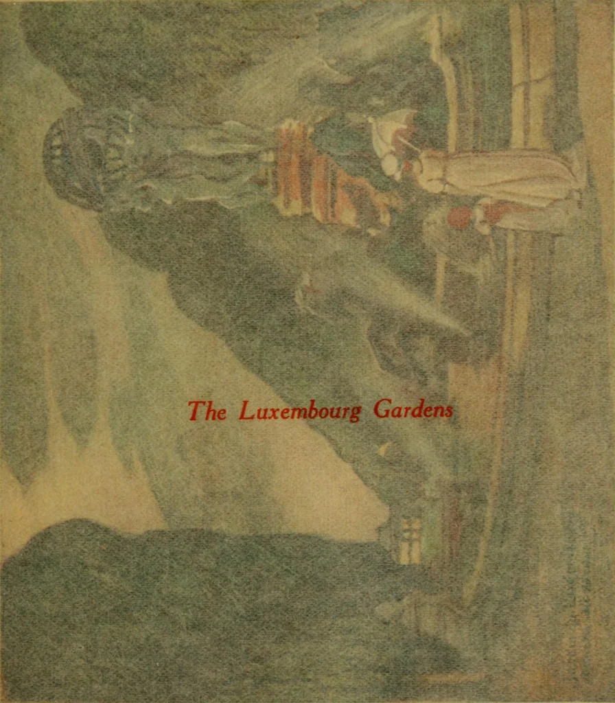 An illustration from Royal palaces and parks of France, 1910, leaf 214