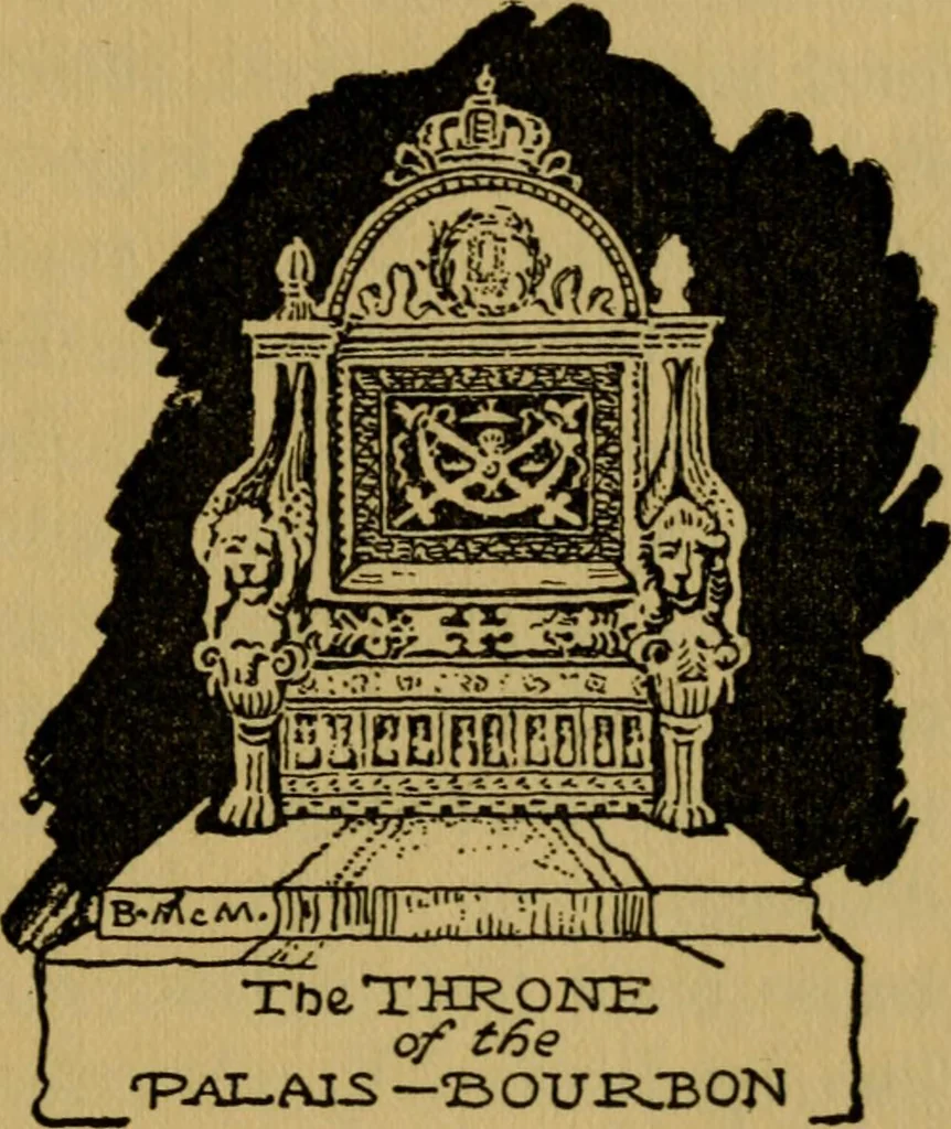 An illustration from Royal palaces and parks of France, 1910, leaf 220