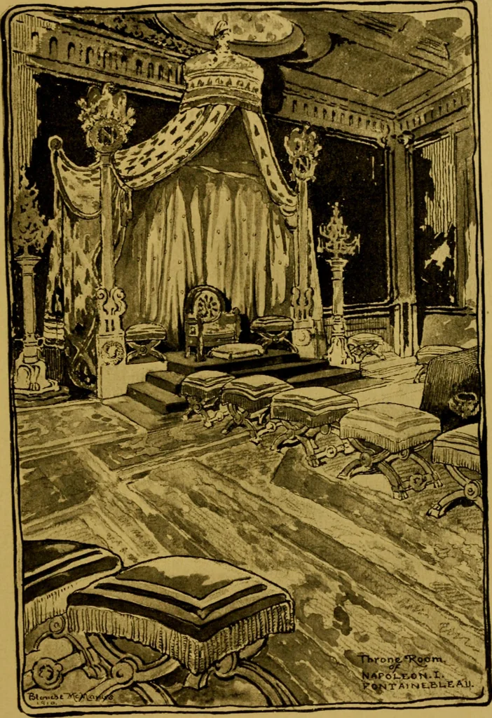 An illustration from Royal palaces and parks of France, 1910, leaf 258