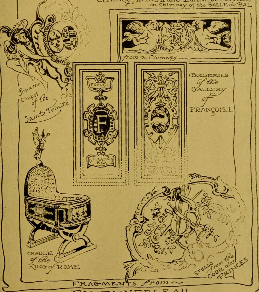 An illustration from Royal palaces and parks of France, 1910, leaf 262