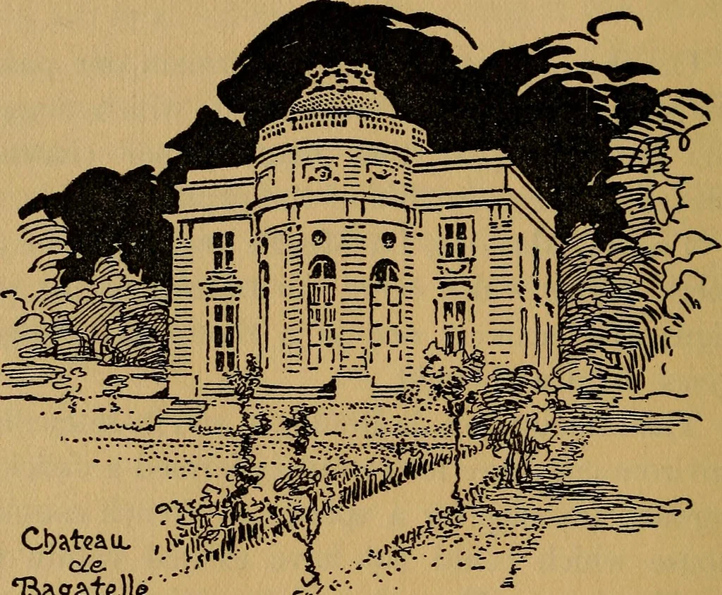 An illustration from Royal palaces and parks of France, 1910, leaf 279