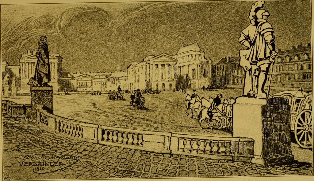 An illustration from Royal palaces and parks of France, 1910, leaf 348