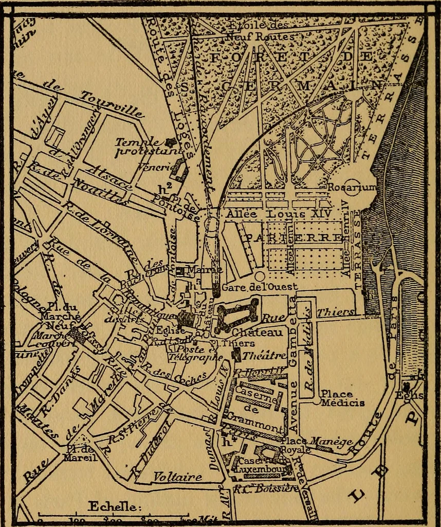 An illustration from Royal palaces and parks of France, 1910, leaf 375