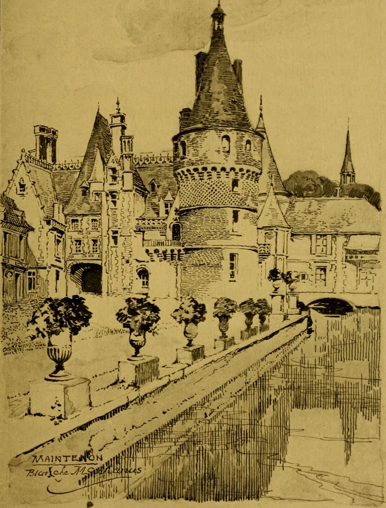 An illustration from Royal palaces and parks of France, 1910, leaf 400