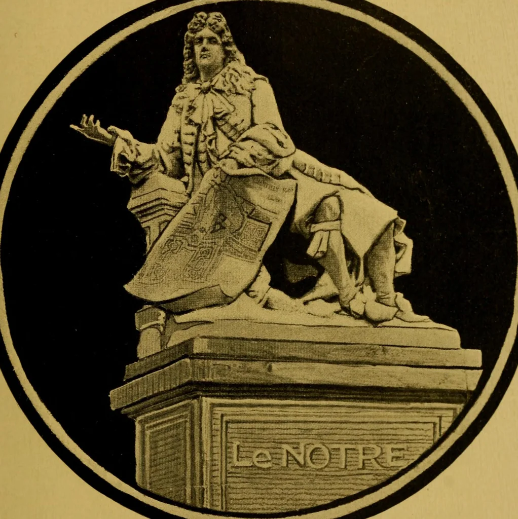 An illustration from Royal palaces and parks of France, 1910, leaf 436