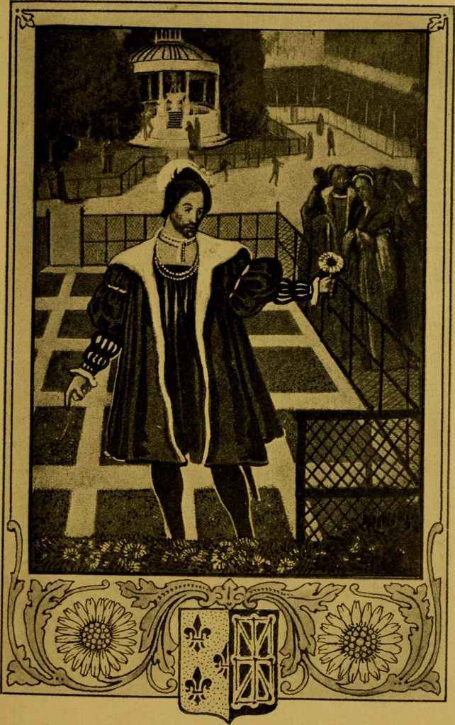An illustration from Royal palaces and parks of France, 1910, leaf 44